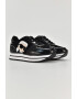 Karl Lagerfeld Pantofi sport flatform de piele si piele lacuita - Pled.ro