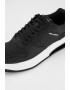 Karl Lagerfeld Pantofi sport low-top de piele nabuc cu garnitura din piele de sarpe pe calcai - Pled.ro