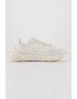 Karl Lagerfeld Pantofi sport low-top de piele si piele intoarsa cu garnituri de piele intoarsa - Pled.ro