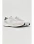 Karl Lagerfeld Pantofi sport low-top de piele si piele intoarsa cu logo metalic - Pled.ro