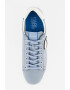 Karl Lagerfeld Pantofi sport low-top din piele nabuc cu detaliu cu logo cauciucat - Pled.ro