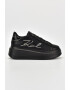 Karl Lagerfeld Pantofi sport din piele cu talpa wedge si logo - Pled.ro