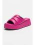 Karl Lagerfeld Papuci flatform de piele ecologica - Pled.ro