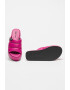 Karl Lagerfeld Papuci flatform de piele ecologica - Pled.ro