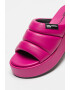 Karl Lagerfeld Papuci flatform de piele ecologica - Pled.ro