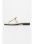 Karl Lagerfeld Papuci flip-flop de piele cu logo - Pled.ro