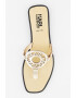 Karl Lagerfeld Papuci flip-flop de piele cu logo - Pled.ro