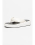 Karl Lagerfeld Papuci flip-flop de piele ecologica Laguna - Pled.ro