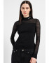 Karl Lagerfeld Pulover slim fit cu insertii transparente - Pled.ro