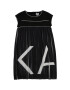 Karl Lagerfeld Rochie cu pliuri si imprimeu logo - Pled.ro