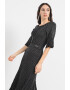 Karl Lagerfeld Rochie lunga evazata cu logo - Pled.ro