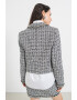 Karl Lagerfeld Sacou crop din tuid - Pled.ro