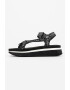 Karl Lagerfeld Sandale cu talpa wedge si model logo - Pled.ro