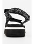 Karl Lagerfeld Sandale cu talpa wedge si model logo - Pled.ro