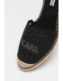 Karl Lagerfeld Espadrile D'Orsay cu logo Kamini - Pled.ro