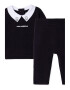 KARL LAGERFELD KIDS Set de bluza si colanti cu imprimeu logo - Pled.ro