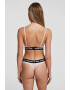 Karl Lagerfeld Set de chiloti tanga din amestec de lyocell - 2 perechi Roz Negru - Pled.ro