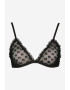 Karl Lagerfeld Sutien cu model monograma - Pled.ro