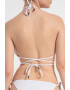 Karl Lagerfeld Sutien halter de baie cu cupe triunghiulare - Pled.ro