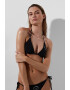 Karl Lagerfeld Sutien halter de baie cu cupe triunghiulare - Pled.ro