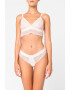 Karl Lagerfeld Sutien longline triunghiular de dantela - Pled.ro