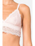 Karl Lagerfeld Sutien longline triunghiular de dantela - Pled.ro