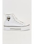 Karl Lagerfeld Tenisi mid-high cu detalii logo - Pled.ro