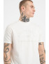 Karl Lagerfeld Tricou cu broderie si logo in relief - Pled.ro