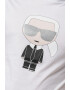 Karl Lagerfeld Tricou de bumbac cu imprimeu Karl - Pled.ro