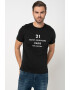 Karl Lagerfeld Tricou din bumbac cu imprimeu text - Pled.ro