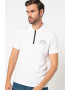 Karl Lagerfeld Tricou polo cu fenta cu fermoar - Pled.ro