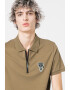 Karl Lagerfeld Tricou polo din bumbac cu fenta cu fermoar - Pled.ro