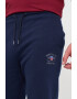 Kenvelo Pantaloni sport barbat cu logo aplicat Albastru - Pled.ro