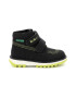 Kickers kids Ghete de piele ecologica cu velcro - Pled.ro