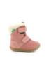 Kickers kids Ghete de piele intoarsa cu velcro - Pled.ro