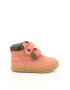 Kickers kids Ghete de piele nabuc cu benzi velcro - Pled.ro