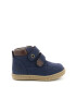 Kickers kids Ghete de piele nabuc cu velcro - Pled.ro