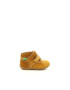 Kickers kids Ghete din piele cu garnituri striate - Pled.ro