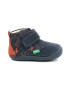 Kickers kids Ghete din piele cu inchidere velcro - Pled.ro