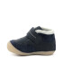 Kickers kids Ghete din piele intoarsa cu inchidere velcro - Pled.ro