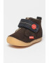 Kickers kids Ghete din piele intoarsa cu inchidere velcro Sabilo - Pled.ro