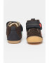 Kickers kids Ghete din piele intoarsa cu inchidere velcro Sabilo - Pled.ro