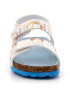 Kickers kids Sandale de piele ecologica cu model si velcro - Pled.ro