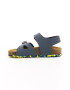 Kickers kids Sandale de piele ecologica cu velcro si catarama - Pled.ro