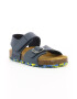 Kickers kids Sandale de piele ecologica cu velcro si catarama - Pled.ro