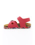 Kickers kids Sandale de piele ecologica cu velcro si catarama - Pled.ro