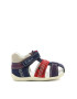 Kickers kids Sandale din piele cu model colorblock - Pled.ro