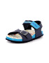 Kickers kids Sandale din piele ecologica cu bareta cu inchidere velcro - Pled.ro