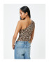 KOTON Bluza crop cu animal print - Pled.ro