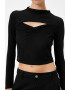 KOTON Bluza crop cu decupaj - Pled.ro